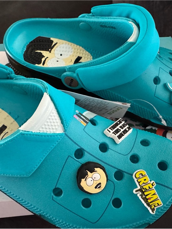 Other - South Park Randy Classic Crocs Teal Clogs Men’s 9/Women’s 11 NWT